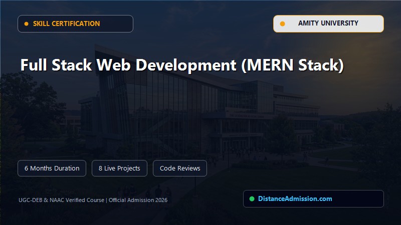 Full Stack Web Development (MERN Stack)