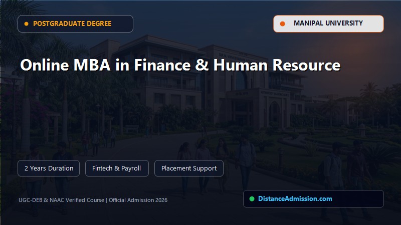 Online MBA in Finance & Human Resource