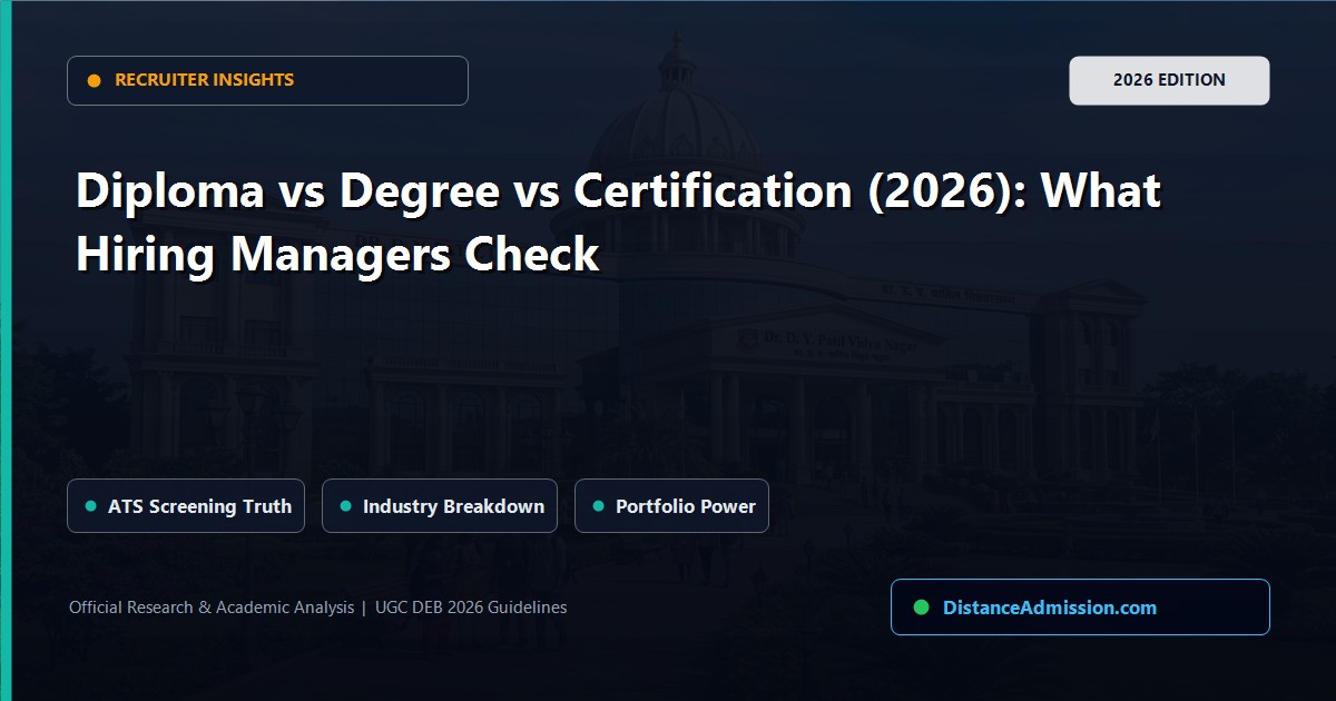 Diploma vs Degree vs Certification Hiring Matrix 2026